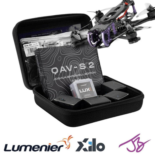 LUMENIER Build Kit Beginner DIY FPV Drone Kit - QAV-S 2 Sub-250 Joshua Bardwell SE 3” - HD Ready