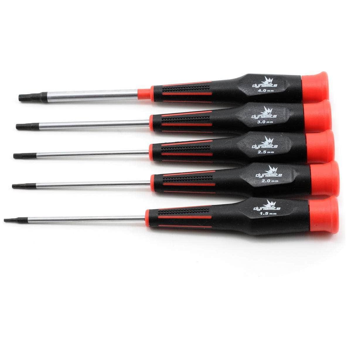 Caloosa Trains And Hobbies Tools DYN2819, Dynamite 5 Piece Metric Hex Driver Set
