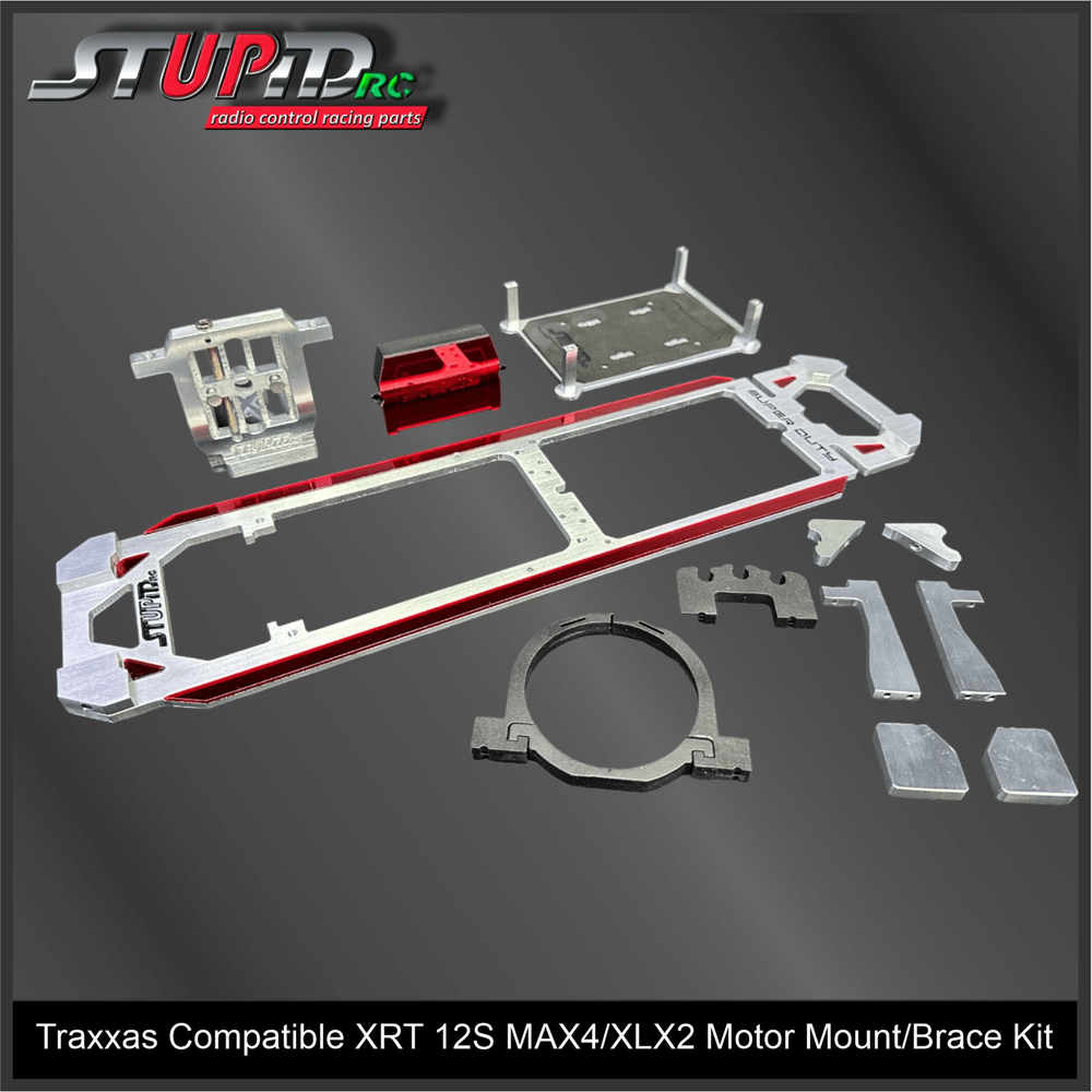 Caloosa Trains And Hobbies Traxxas Parts & Accessories STP1025, Traxxas Compatible XRT 12S Extreme Series Motor Mount/Center Brace Kit