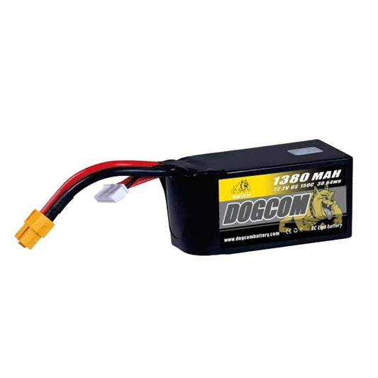 DOGCOM Battery DOGCOM 1380mAh 6S 22.2V 150C LiPo Battery - XT60