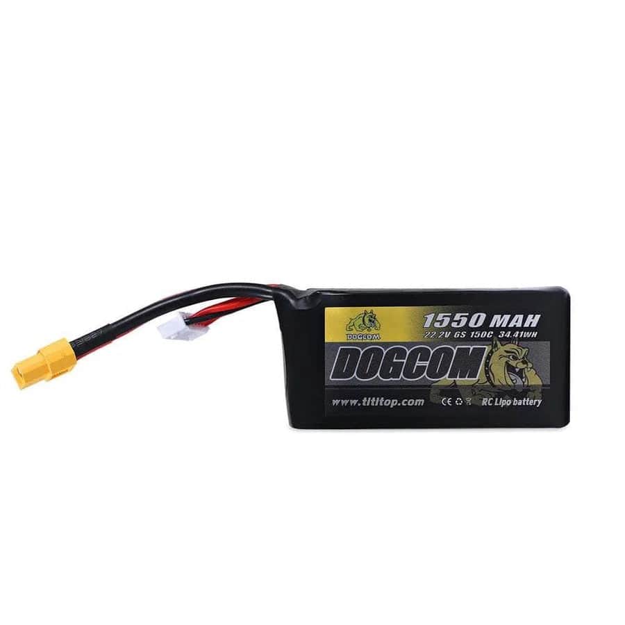 DOGCOM Battery DOGCOM Ultra Series 1550mAh 6S 22.2V 150C LiPo Battery - XT60