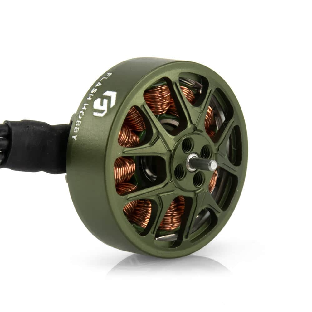Flash Hobby Motor Flash Hobby King 2004 1900Kv Motor (1.5mm Shaft) - Army Green
