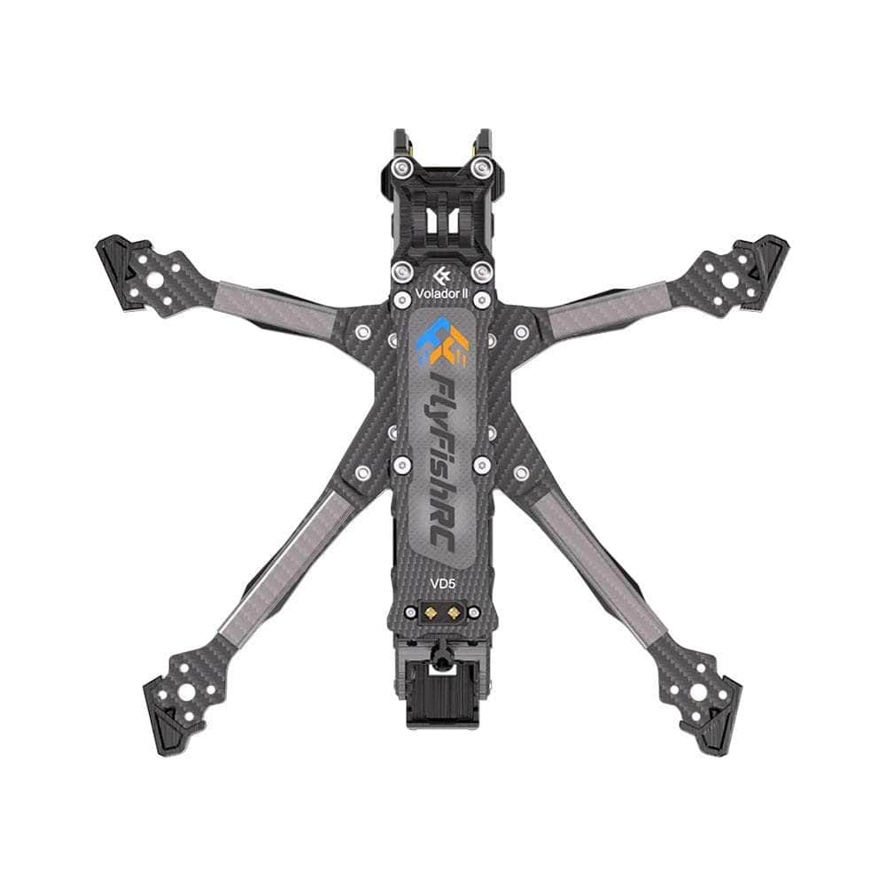 FLYFISH Frame FlyFishRC Volador Ⅱ VD5 O4 Pro Deadcat Frame Kit - Black