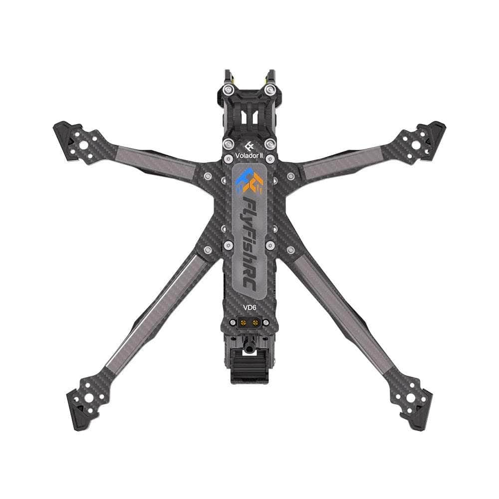 FLYFISH Frame FlyFishRC Volador Ⅱ VD6 O4 Pro Deadcat Frame Kit - Black