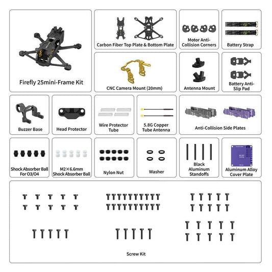 FLYWOO Frame Flywoo Firefly 25 Mini Frame Kit