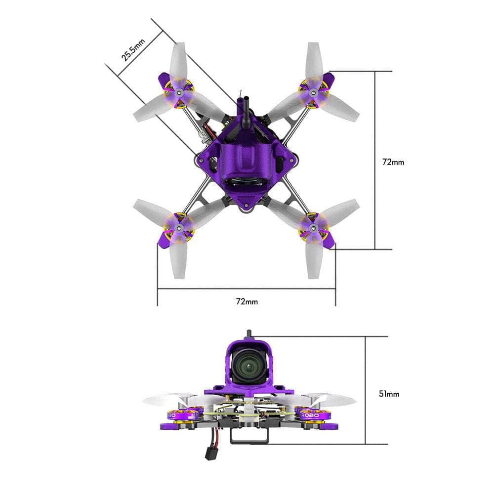 FLYWOO FPV Drones BNF & RTF Flywoo Firefly16 Nano Baby V3 1S Drone w/ DJI O4 - DJI PNP