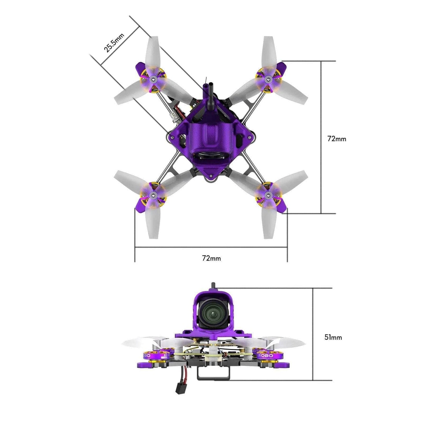 FLYWOO FPV Drones BNF & RTF Flywoo Firefly16 Nano Baby V3 1S Drone w/ DJI O4 - ELRS 2.4GHz