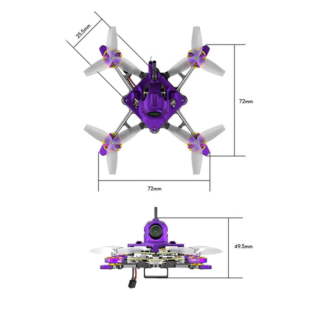 FLYWOO FPV Drones BNF & RTF Flywoo Firefly16 Nano Baby V3 1S Drone w/ HDZero - ELRS 2.4GHz