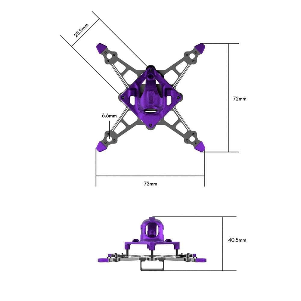 FLYWOO Frame Flywoo Firefly16 Nano Baby V3 O4 Frame Kit