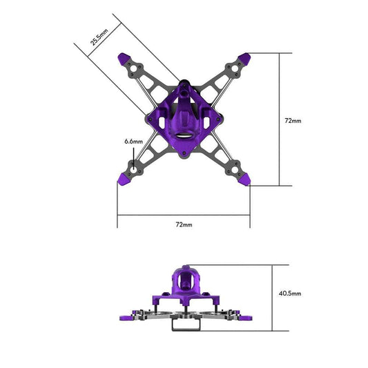 FLYWOO Frame Flywoo Firefly16 Nano Baby V3 O4 Frame Kit