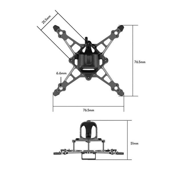 FLYWOO Frame Flywoo Firefly18 Nano Baby V3 O4 Frame Kit