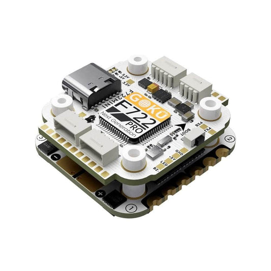 FLYWOO Stack Flywoo GOKU Pro Mini Stack - F7 FC + 45A 2-6S AM32 4-in-1 ESC - ICM42688 - 20x20