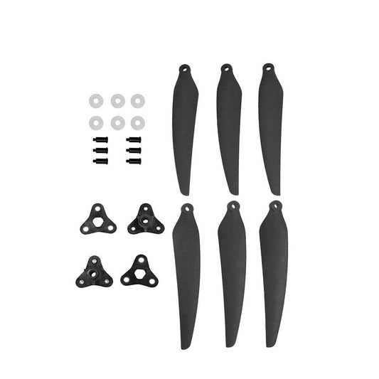 GEMFAN Prop Gemfan 1307F Folding 3-Blade Propeller w/ Aluminum Hub - Black