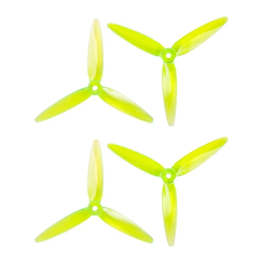 GEMFAN Prop Radioactive Green Gemfan 493D 3D 3-Blade Propeller (Set of 4)