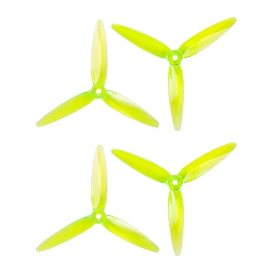 GEMFAN Prop Radioactive Green Gemfan 493D 3D 3-Blade Propeller (Set of 4)