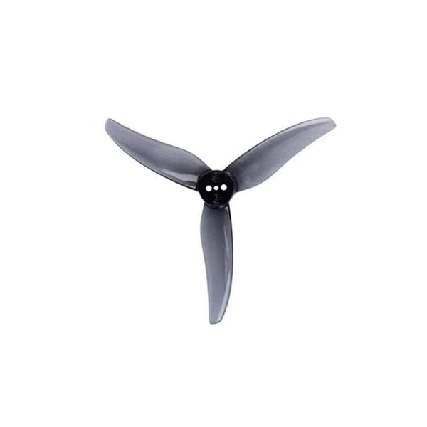 GEMFAN Prop Clear Gray Gemfan Hurricane 3520 Durable 3-Blade Propeller (Set of 4) - 1.5mm