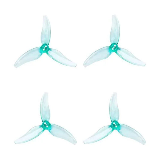 GEMFAN Prop Clear Green Gemfan Hurricane 3630 3-Blade Propeller (Set of 4) -1.5mm