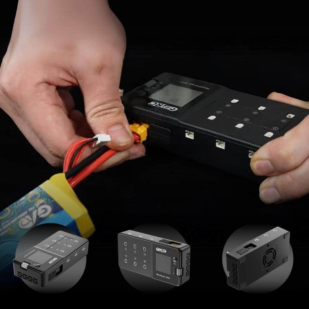 GEPRC Charger GEPRC WooPower W63 6-Port 1S Battery Charger