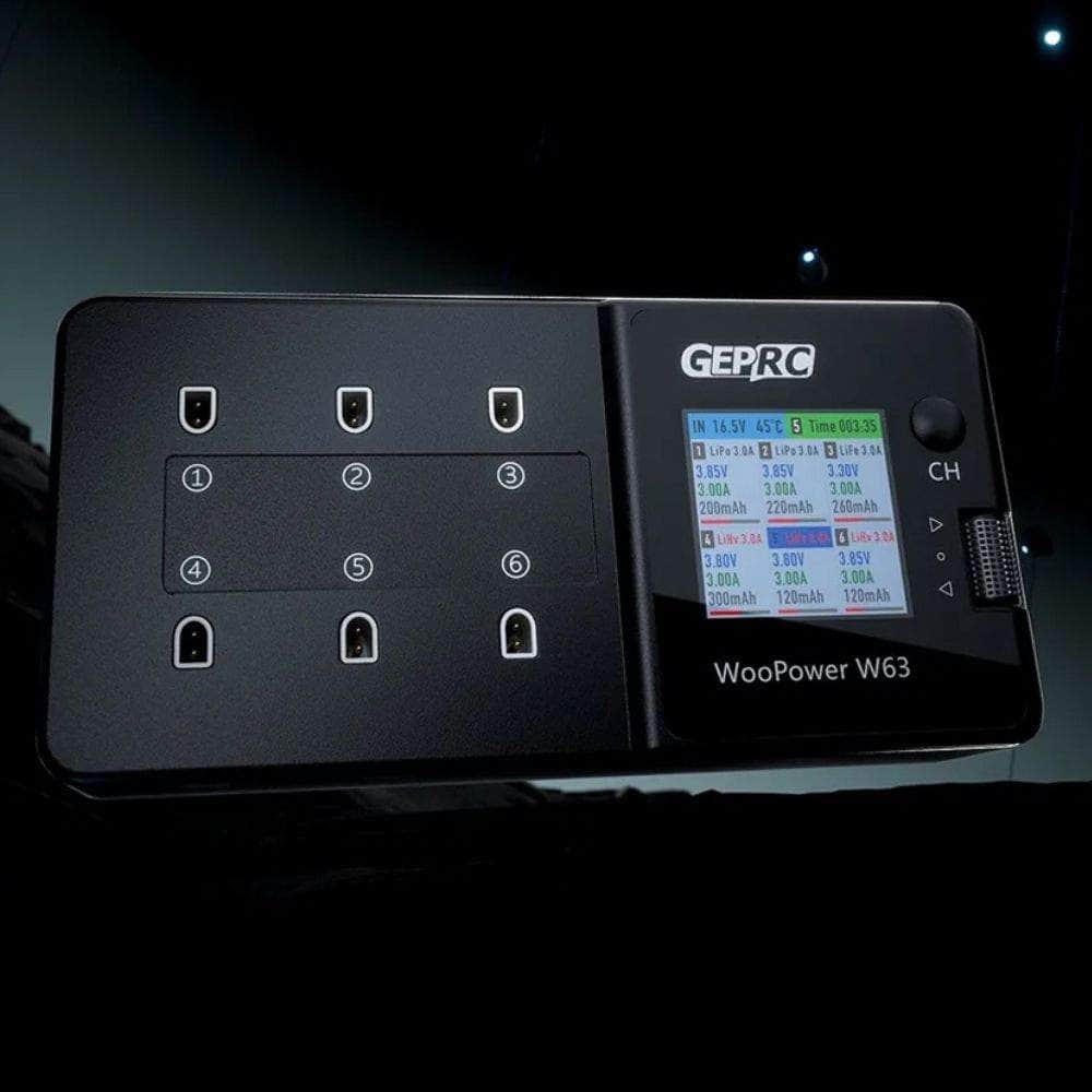 GEPRC Charger GEPRC WooPower W63 6-Port 1S Battery Charger