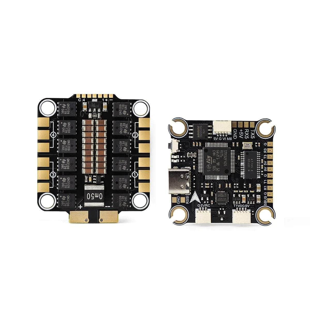 HGLRC Stack HGLRC SPECTER F460 HD 2-6S 30x30 Stack/Combo (F405 V2 FC / 8Bit 60A 4in1 ESC) - MPU6000