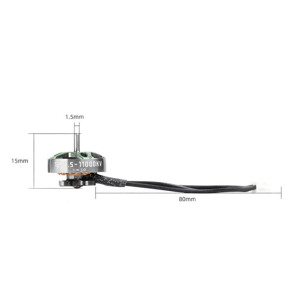 HGLRC Motor HGLRC SPECTER 1202.5 11000Kv Micro Motor - Green/Silver