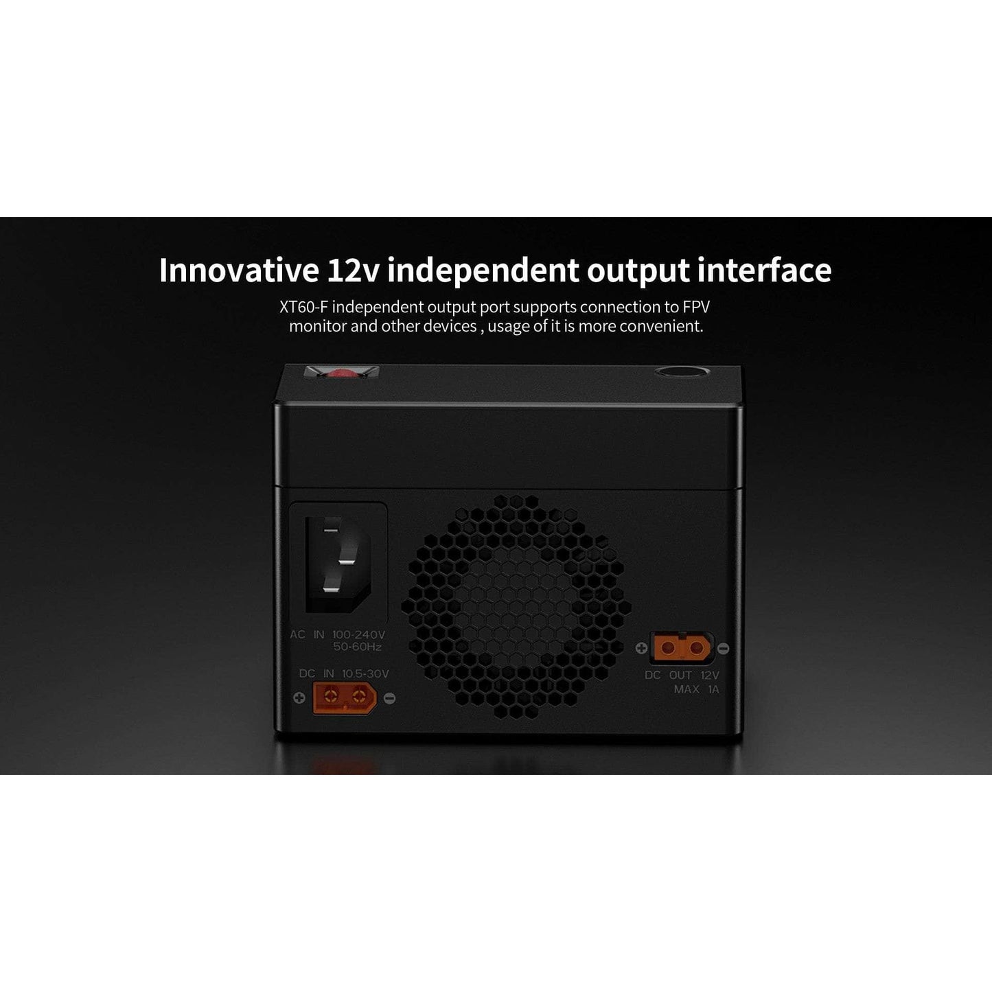 HOTA Charger HOTA S6 400W 15A 1-6S Dual Channel AC/DC Smart Charger - Black