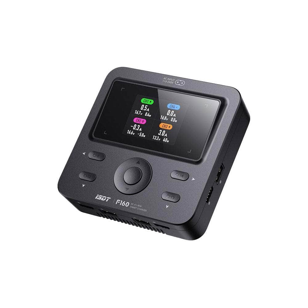 ISDT F160 充電器 4ポート iSDT F160 40W 4-Channel DC Smart Charger