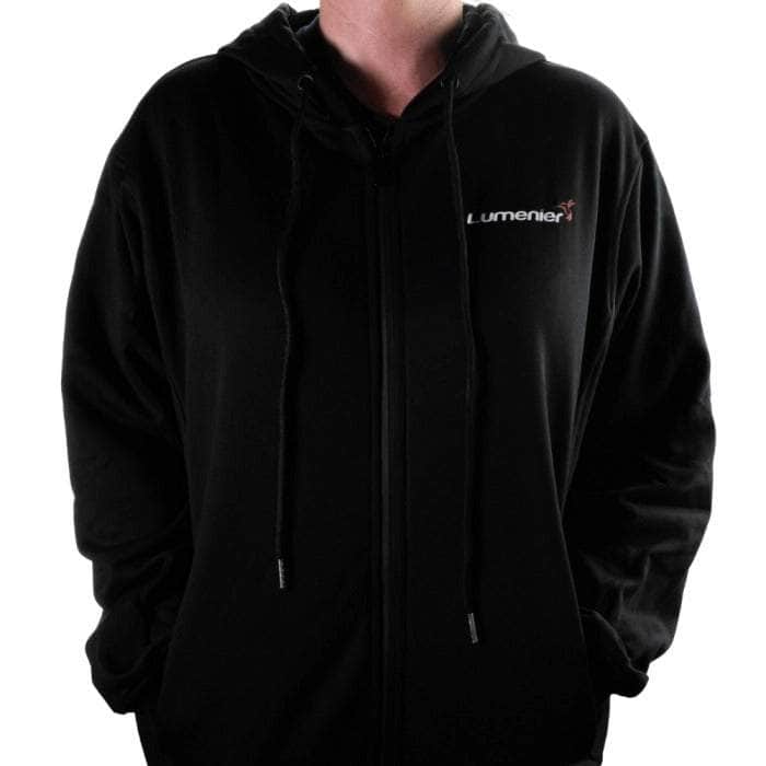 VICTOPE swag Lumenier Zippered Hoodie - Black