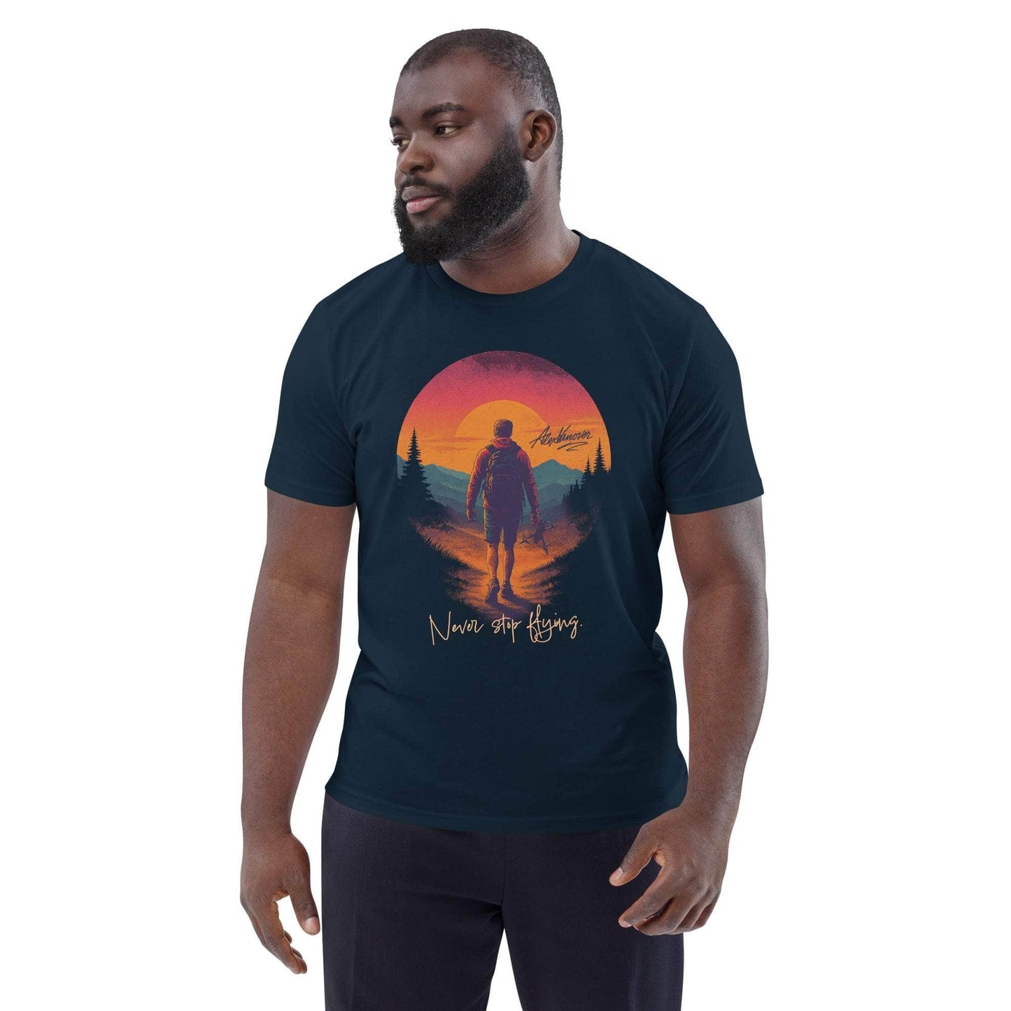 WREKD Co. Clothing, T-Shirt Never Stop Flying. - Alex Vanover Signature Tee