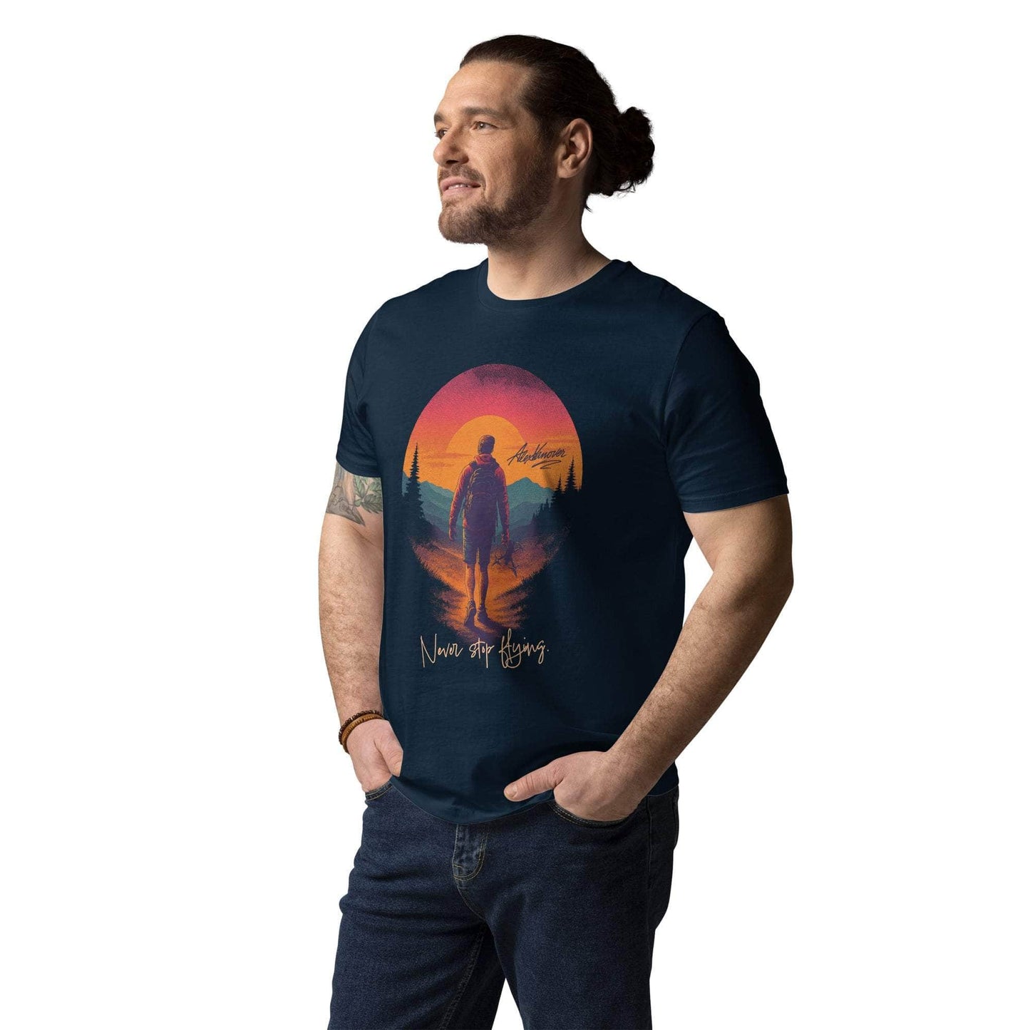 WREKD Co. Clothing, T-Shirt Never Stop Flying. - Alex Vanover Signature Tee