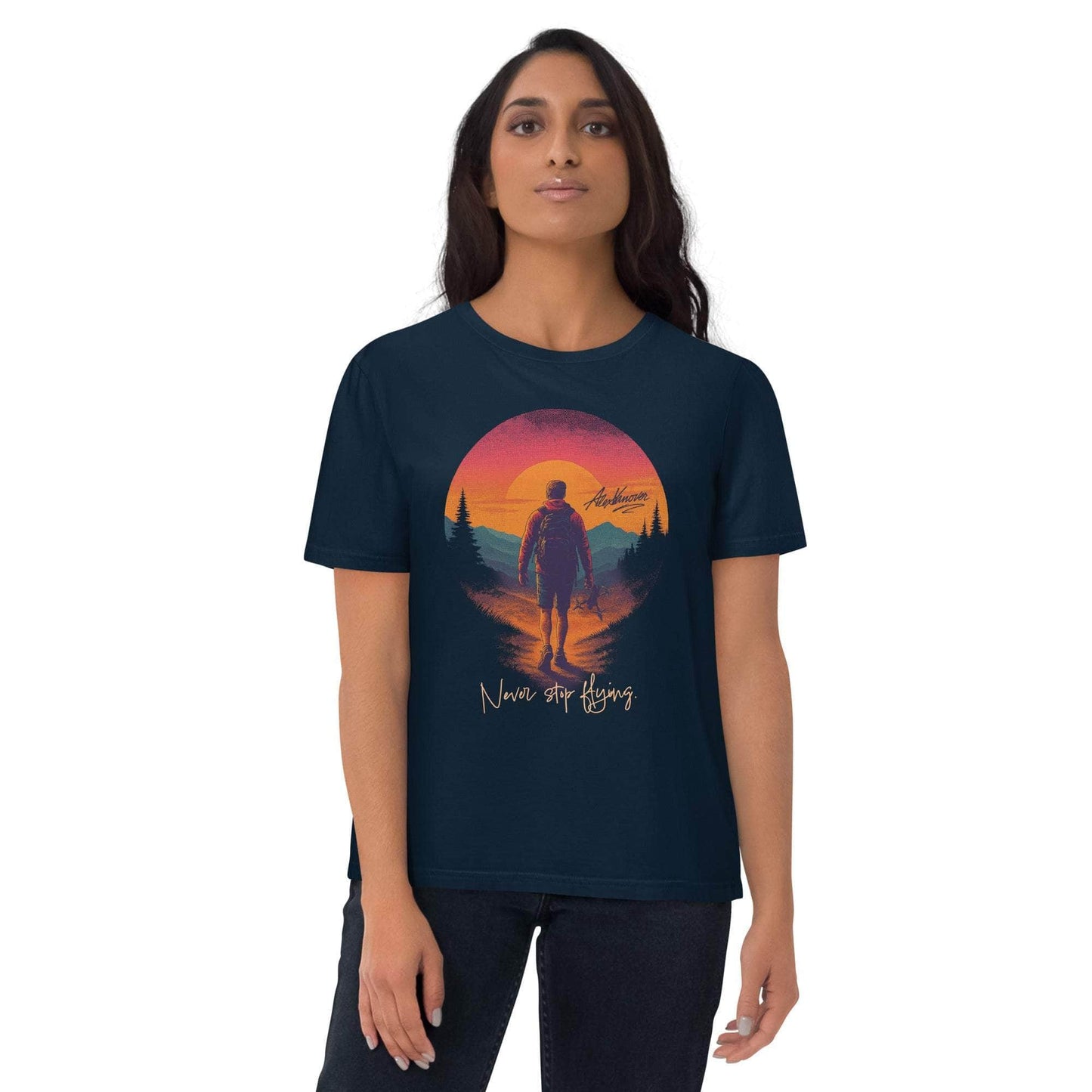 WREKD Co. Clothing, T-Shirt Never Stop Flying. - Alex Vanover Signature Tee