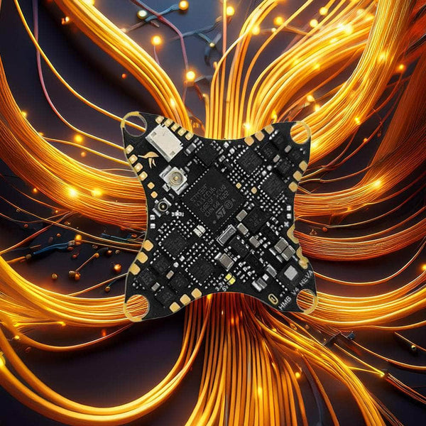 NEWBEEDRONE AIO FC NewBeeDrone HummingBird V4 AIO - F4 FC + 12A 1S 4-in-1 BLHeliS ESC + ELRS RX + 400mW VTX - 25x25