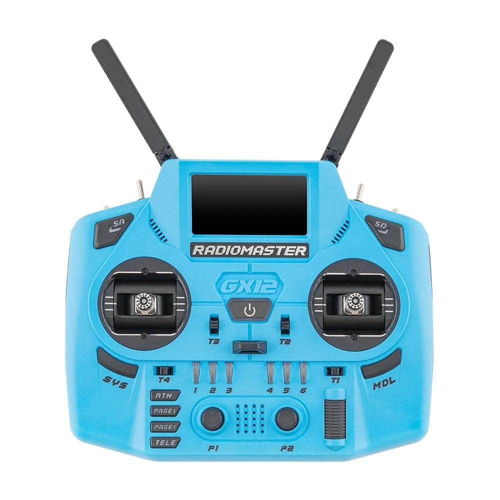 HOBBYPORTER RC TX (PRE-ORDER) RadioMaster GX12 Dual-Band Crush Radio Controller - ELRS 2.4GHz M2 - Multi Color