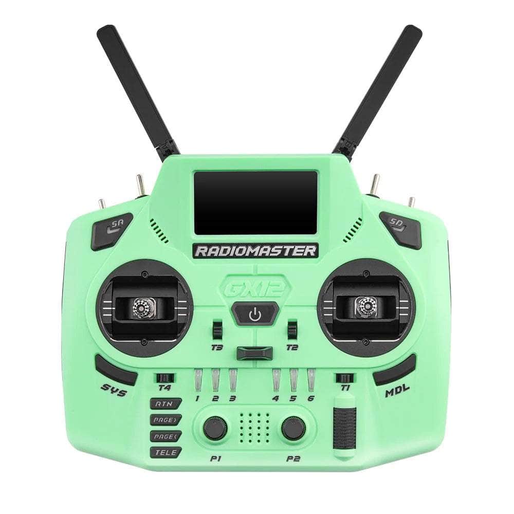 HOBBYPORTER RC TX (PRE-ORDER) RadioMaster GX12 Dual-Band Crush Radio Controller - ELRS 2.4GHz M2 - Multi Color