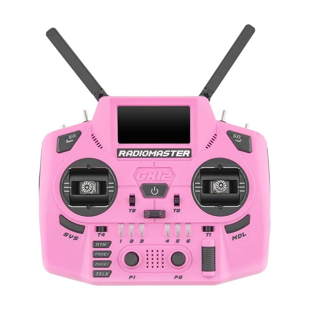 HOBBYPORTER RC TX (PRE-ORDER) RadioMaster GX12 Dual-Band Crush Radio Controller - ELRS 2.4GHz M2 - Multi Color