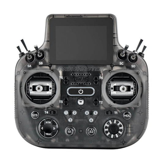 HOBBYPORTER RC TX Transparent Charcoal (PRE-ORDER) RadioMaster GX15 Max Radio Controller - ELRS 2.4GHz M2