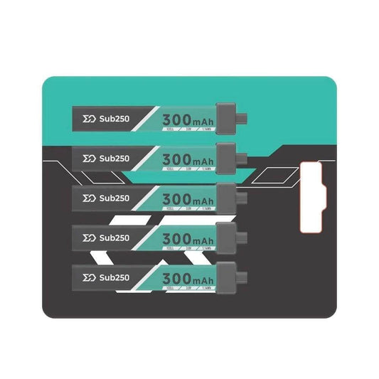 SUB250 Battery Sub250 1S 300mAh 75C Micro Battery 5PK - A30