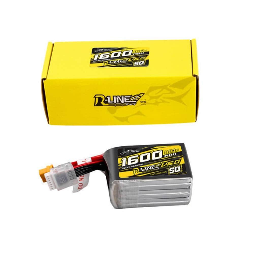 TATTU Battery Tattu R-Line V6.0 1600mAh 6S 160C 22.2V Lipo Battery