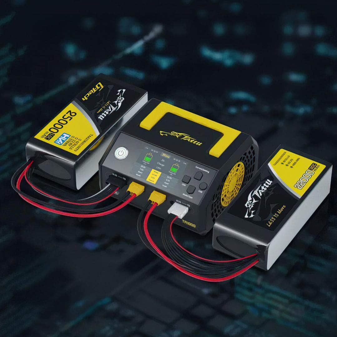TATTU Charger Tattu TA1000 1000W 25A/X2 1-7S G-Tech Dual-Channel LiPo Charger - XT60