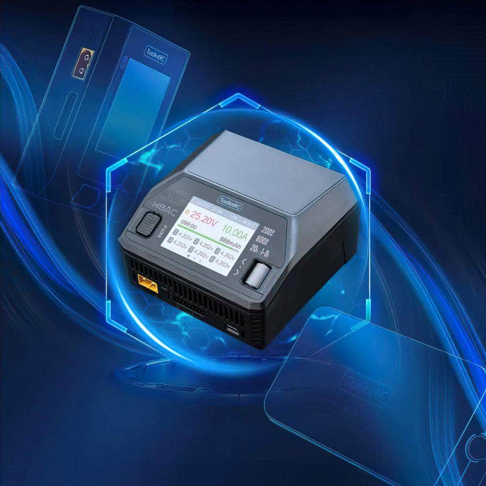 TOOLKITRC Charger ToolkitRC M8AC 600W 20A 1-8S AC/DC Smart Charger - XT60