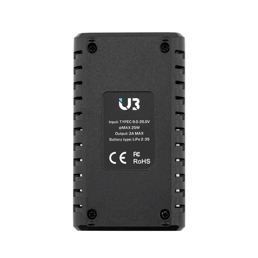 TOOLKITRC Charger ToolkitRC U3 2A 25W 2-3S USB-C Balance LiPo Charger