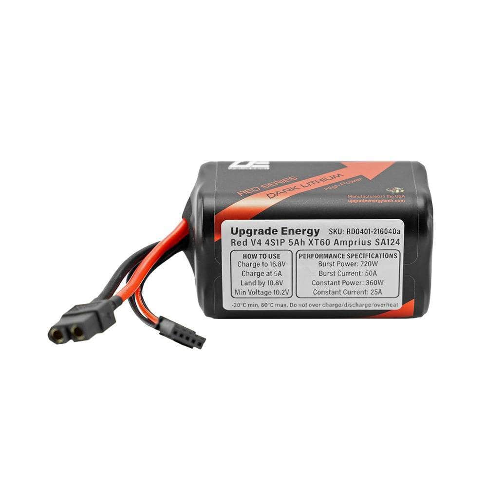 Upgrade Energy Battery Upgrade Energy Red V4 5000mAh 4S Amprius Li-ion Battery - XT60