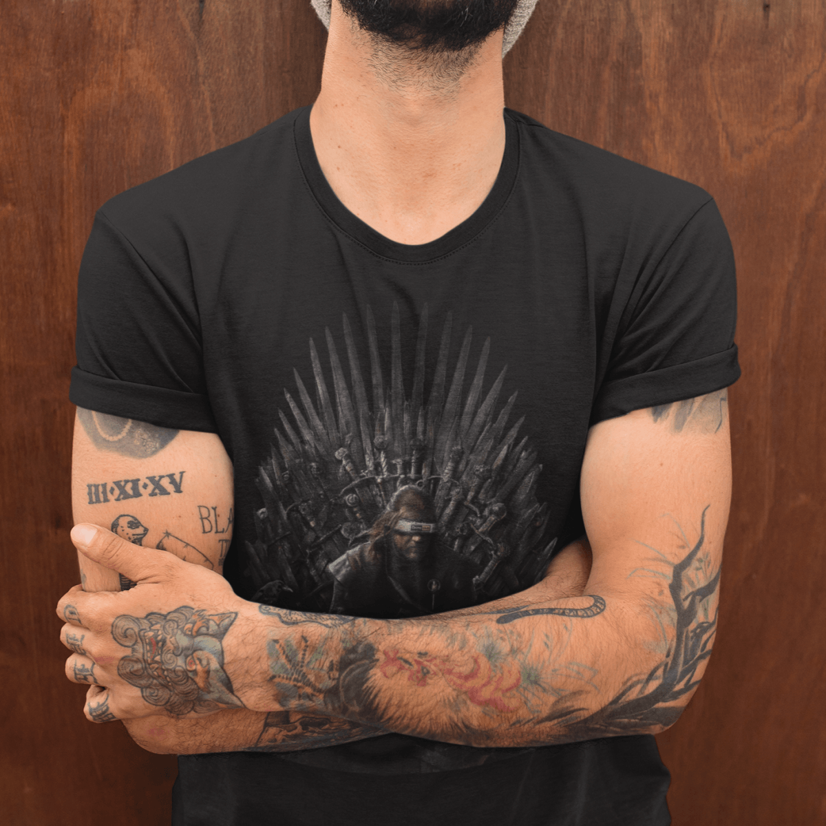 WREKD Co. WREKD Swag Game of Drones Premium Graphic Heavyweight Tee by WREKD Co.