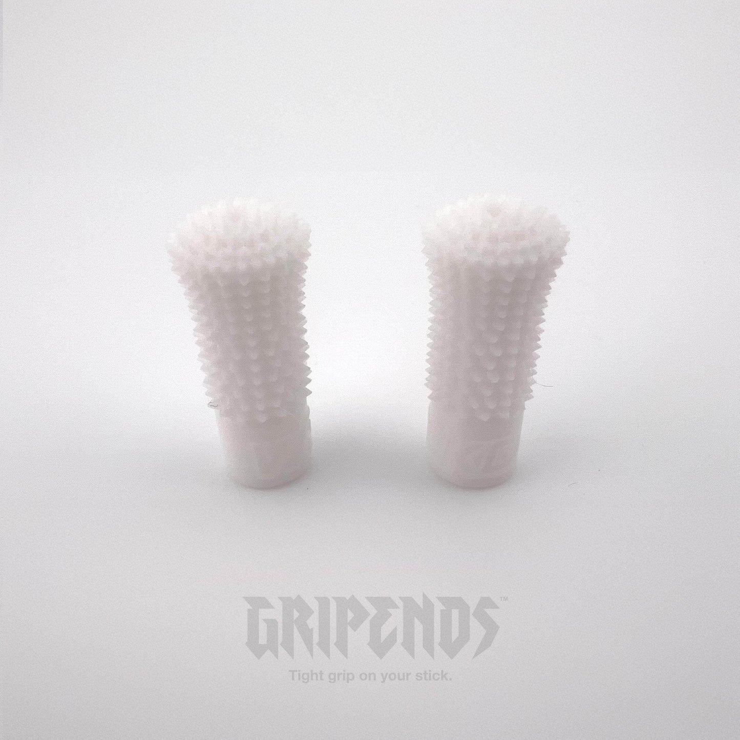 WREKD Co. Radio, Accessory, Stick End M4 / 👻 Ghosted White WREKD® GripEnds - Flairs - Choose Thread Size / Color