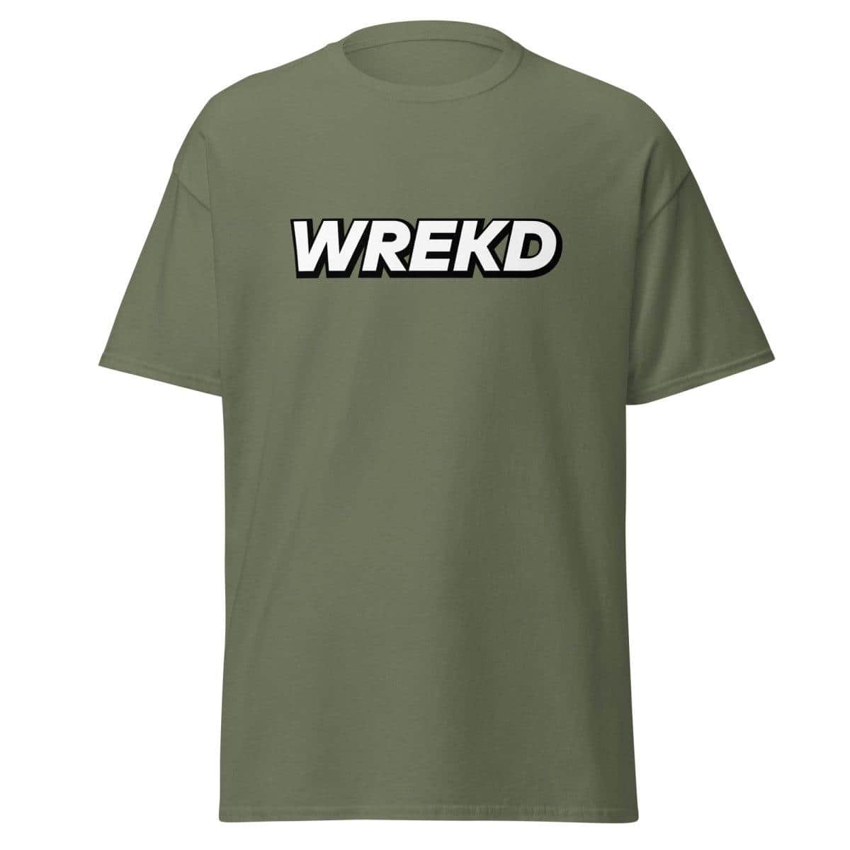 WREKD Co. Clothing, T-Shirt Military Green / S WREKD Logo Self-Expression Tee - Choose Color