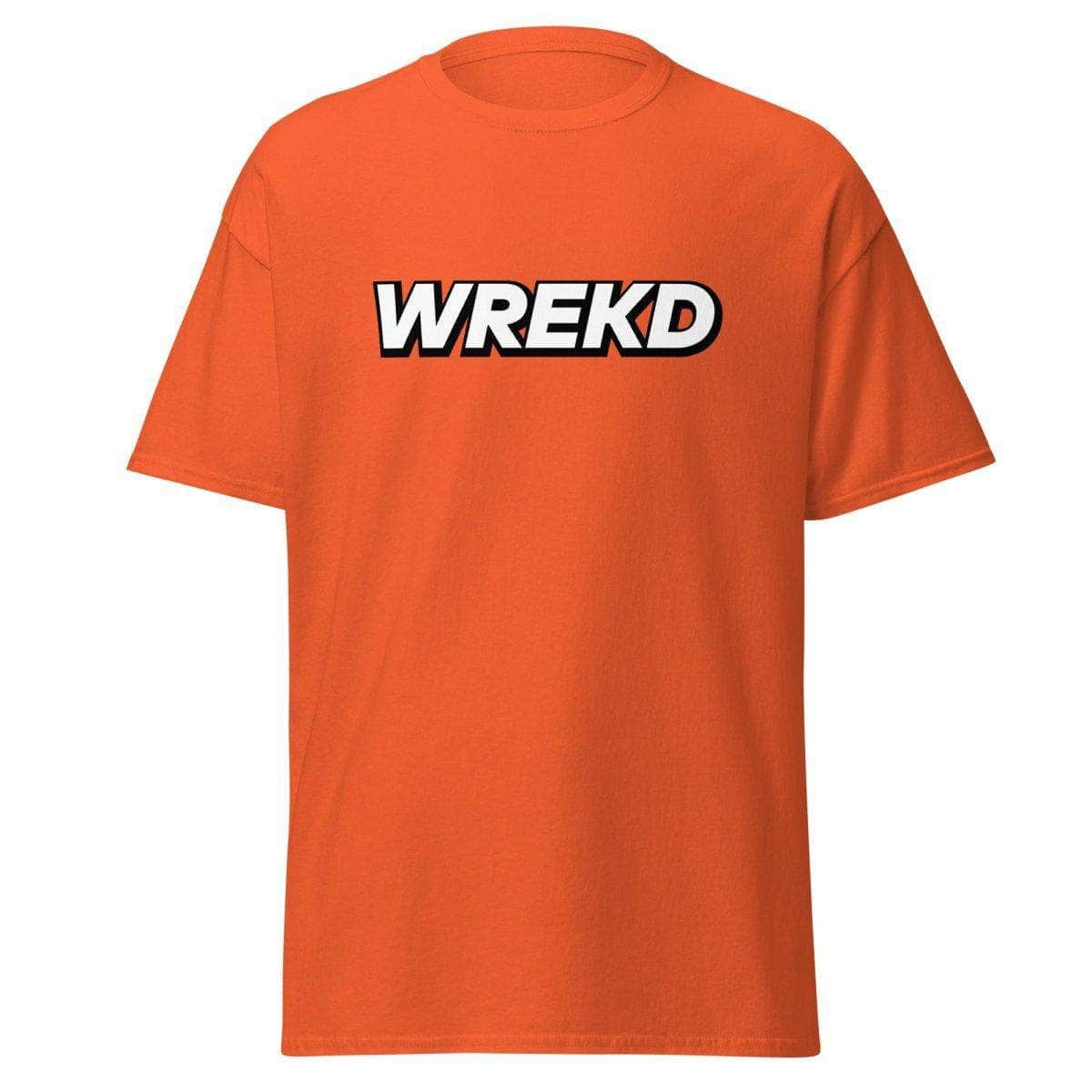 WREKD Co. Clothing, T-Shirt Orange / S WREKD Logo Self-Expression Tee - Choose Color
