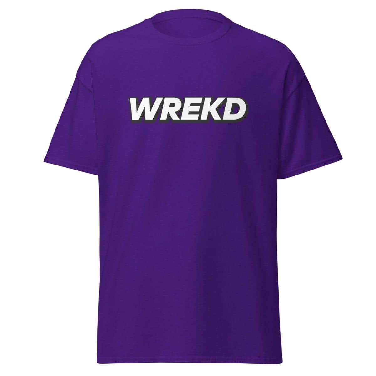 WREKD Co. Clothing, T-Shirt Purple / S WREKD Logo Self-Expression Tee - Choose Color