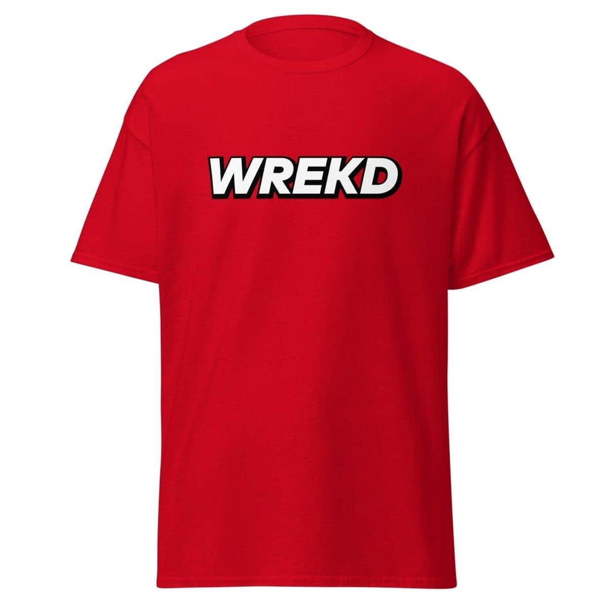 WREKD Co. Clothing, T-Shirt Red / S WREKD Logo Self-Expression Tee - Choose Color