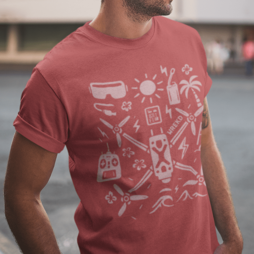 WREKD Co. Clothing, T-Shirt WREKD® Summer Vibes Mosaic Tee