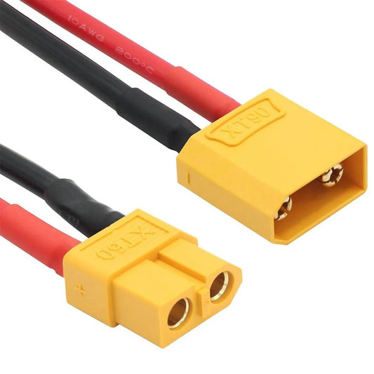 FPVELITE Hardware XT60 Female to XT90 Male Adapter - 80mm